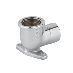 Ff Biegung Mit Flansch Messing Chrom - MEGART