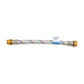 Antivibrationsschlauch aus verzinktem Stahl Mf 20 cm - MEGART
