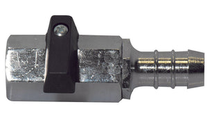 Mini - Kugelhahn Weiblich Mit Schlauchanschluss Und Hebel - MEGART