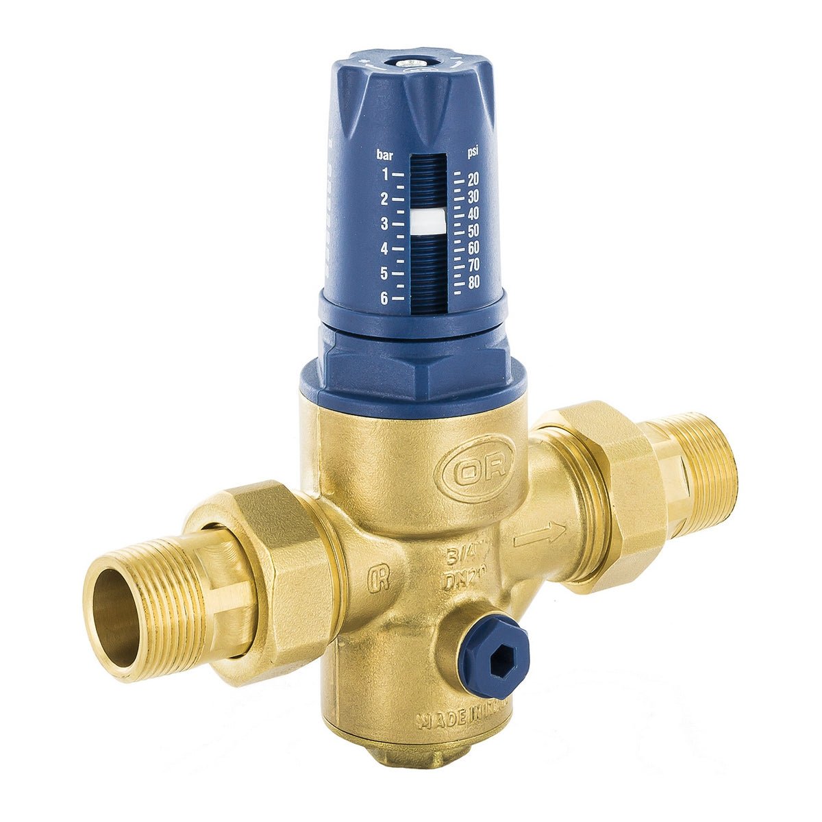 Druckminderer Mit Membran Twist Pn 25 Ohne Manometer - MEGART