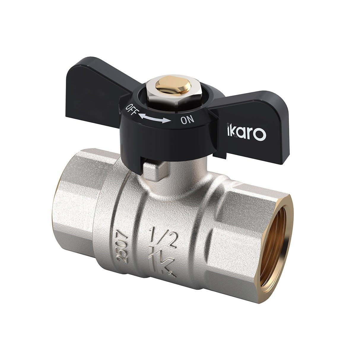 Ikaro Ff - Kugelhahn Mit Schmetterlingsgriff - MEGART