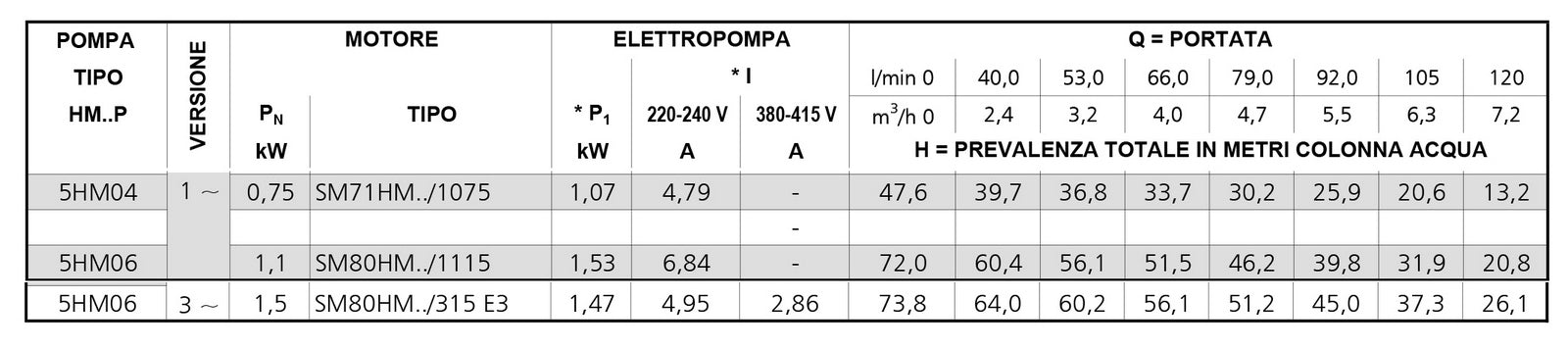 Multistufenpumpe 5Hm - MEGART