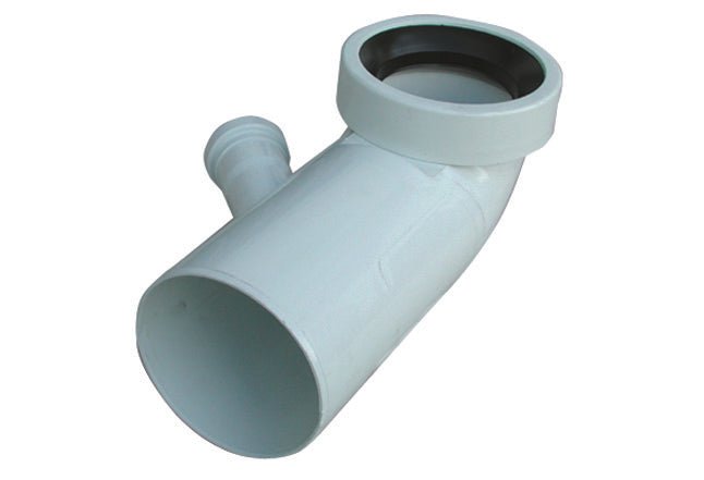 Bogen Aus Weiss WC Anschluss Becher DX Valsir - MEGART