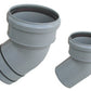 Bogen Aus PP Reduzierung AL PVC Diam. 110 / 100 Valsir - MEGART