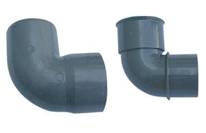 Biegung 87°30' Mf Pvc Grau - MEGART