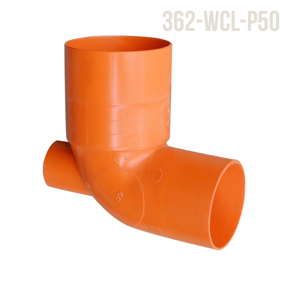 Bogen Aus WC Tipo Hoch PVC Orange - MEGART