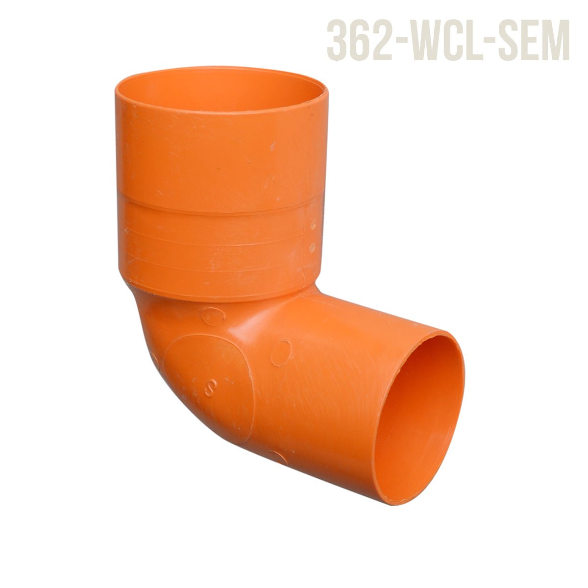 Bogen Aus WC Tipo Hoch PVC Orange - MEGART