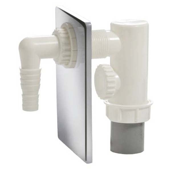 Eingebauter Sifon Für Waschmaschine Aus Pp Mit Edelstahl - Platte - MEGART