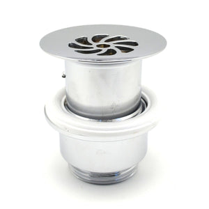 Daisy Ablauf Mit Gitter Aus Verchromter Bronze Mit Überlauf - MEGART