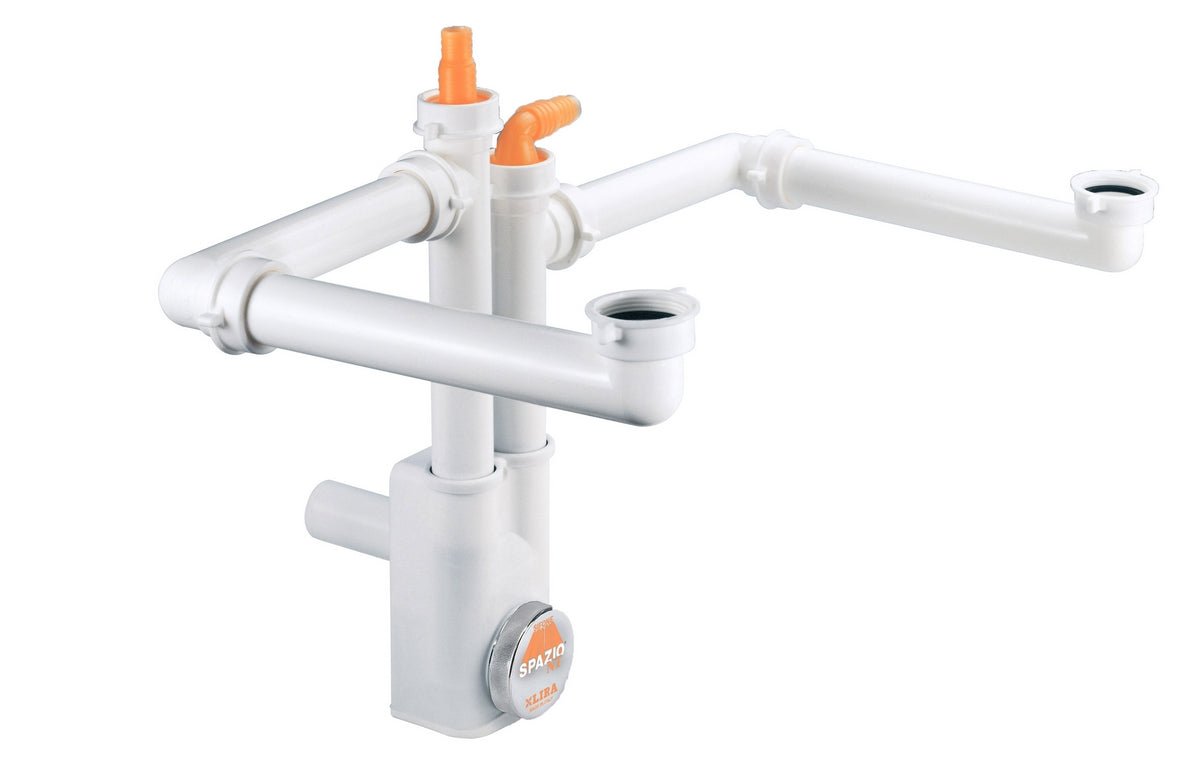 Inspektionierbarer Platzsparender Sifon 2 Wege Nt (Marke Lira) - MEGART