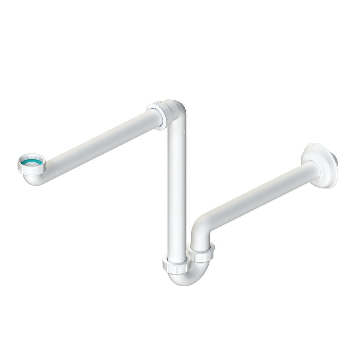 Sifone Autopulente Salvaspazio Per Lavabo - MEGART