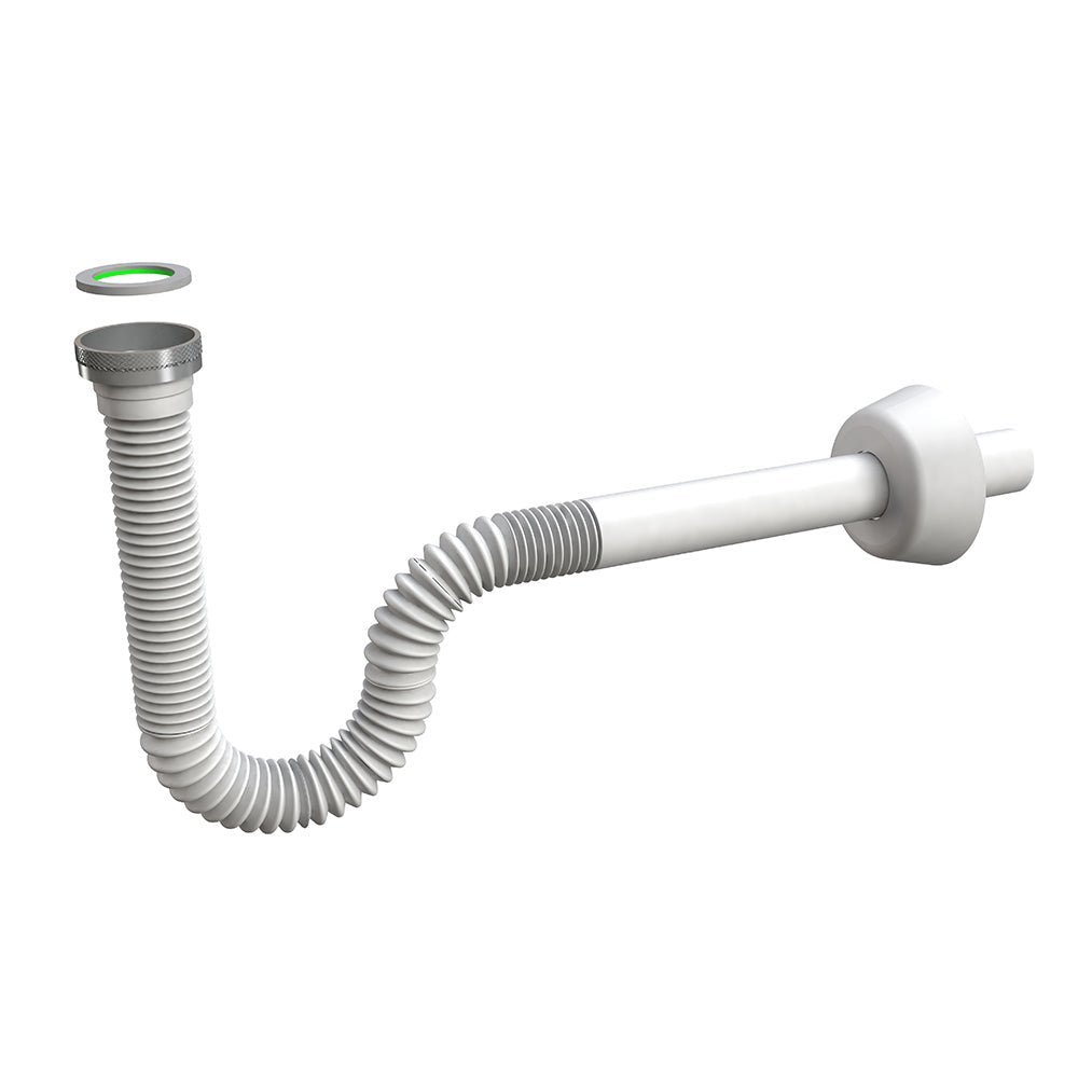 Verstellbarer Siphon "Sifoncello" Mit Metallring - MEGART