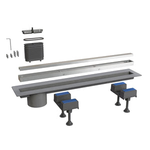 Bodenkanalisation Mit Aluminiumgitter - MEGART