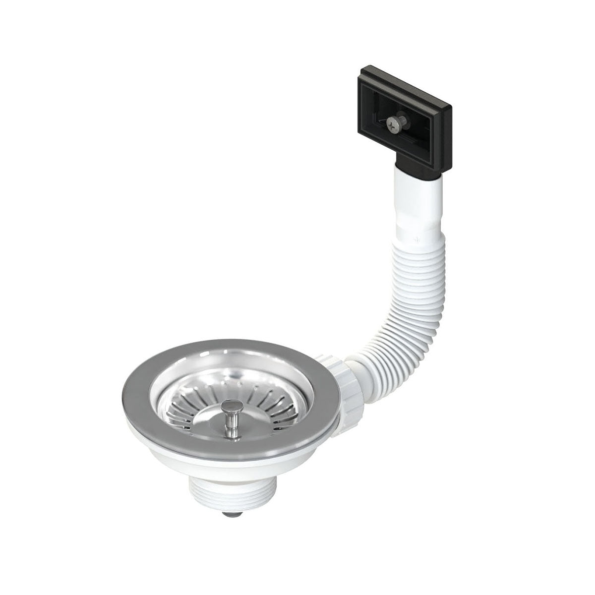Ablauf 114 Mm Multi Ray Mit Flexiblem Rechtecküberlauf - MEGART