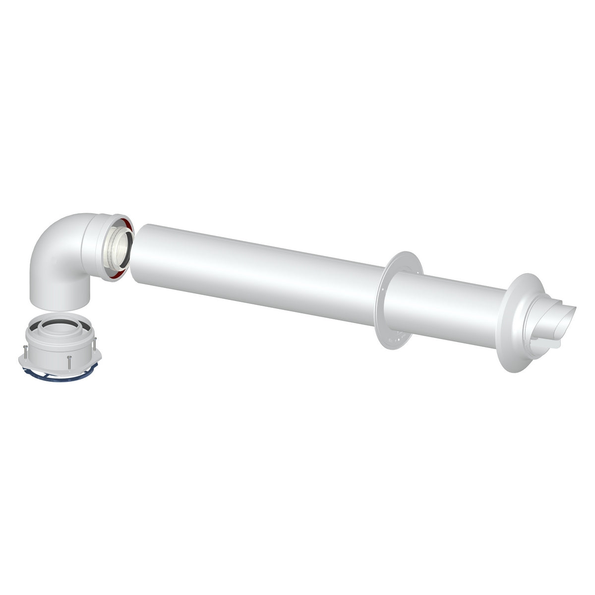 Kit 6 Koaxial M/F Dn 60/100 - MEGART