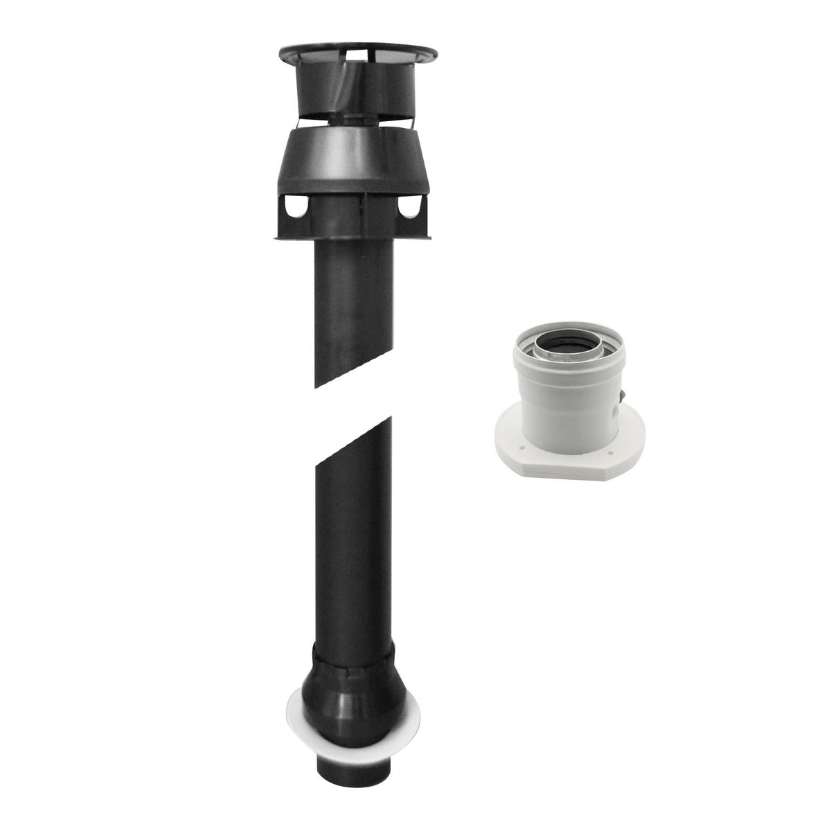 Vertikales Schornsteinkit Für Wasserheizer - MEGART