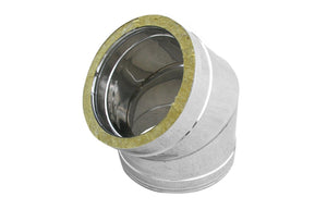 Inox 316L Doppelwand Biegung 45° - MEGART