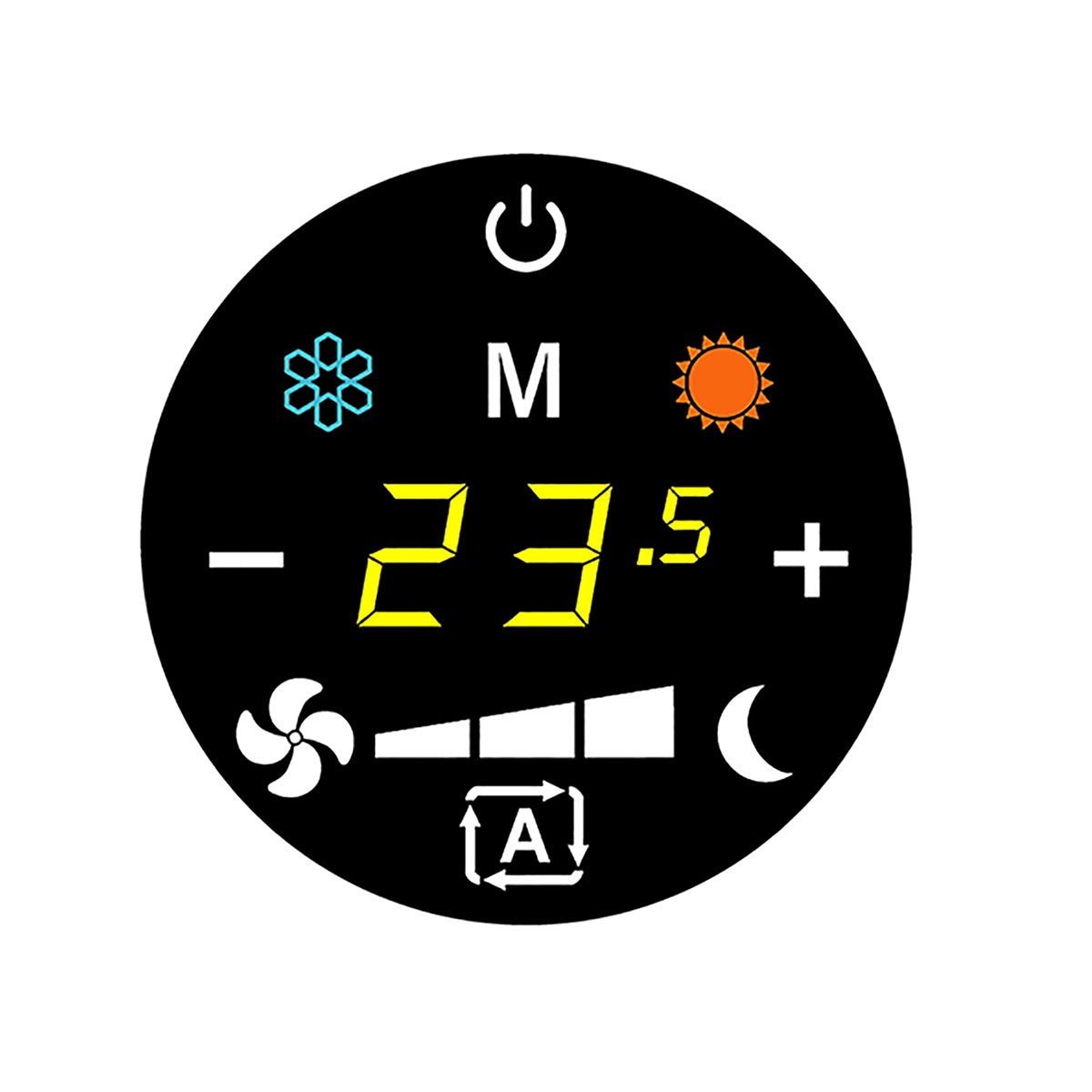 Bordkommando Für Whisper Cb Touch Sommer - Winter - MEGART