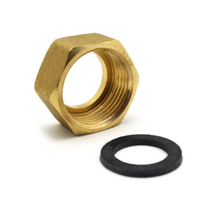 Mutter Aus Brass Für Gasschlauch + Dichtung - MEGART