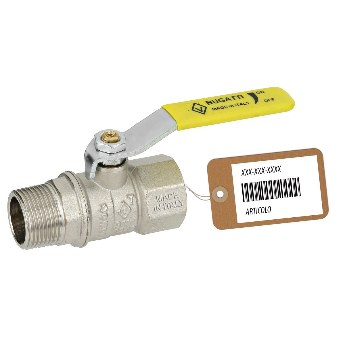 Kugelventil Gas Mf Langer Hebel Mod. Dakota F - Brico - MEGART