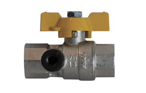 Kugelventil Gas Mit Vollgang Und Manometeranschluss - MEGART