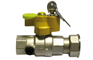 Kugelventil Gas F/Girello Mit Schloss - MEGART