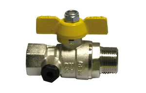 Kugelventil Gas Fm Mit Gelber Butterfly - MEGART