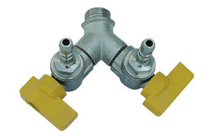 Männliche Blase 2 Rechteckige Hauptventile - MEGART