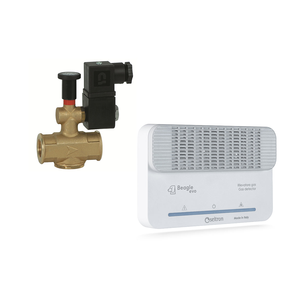 Gaswarn-Set BEAGLE EVO mit Magnetventil NO