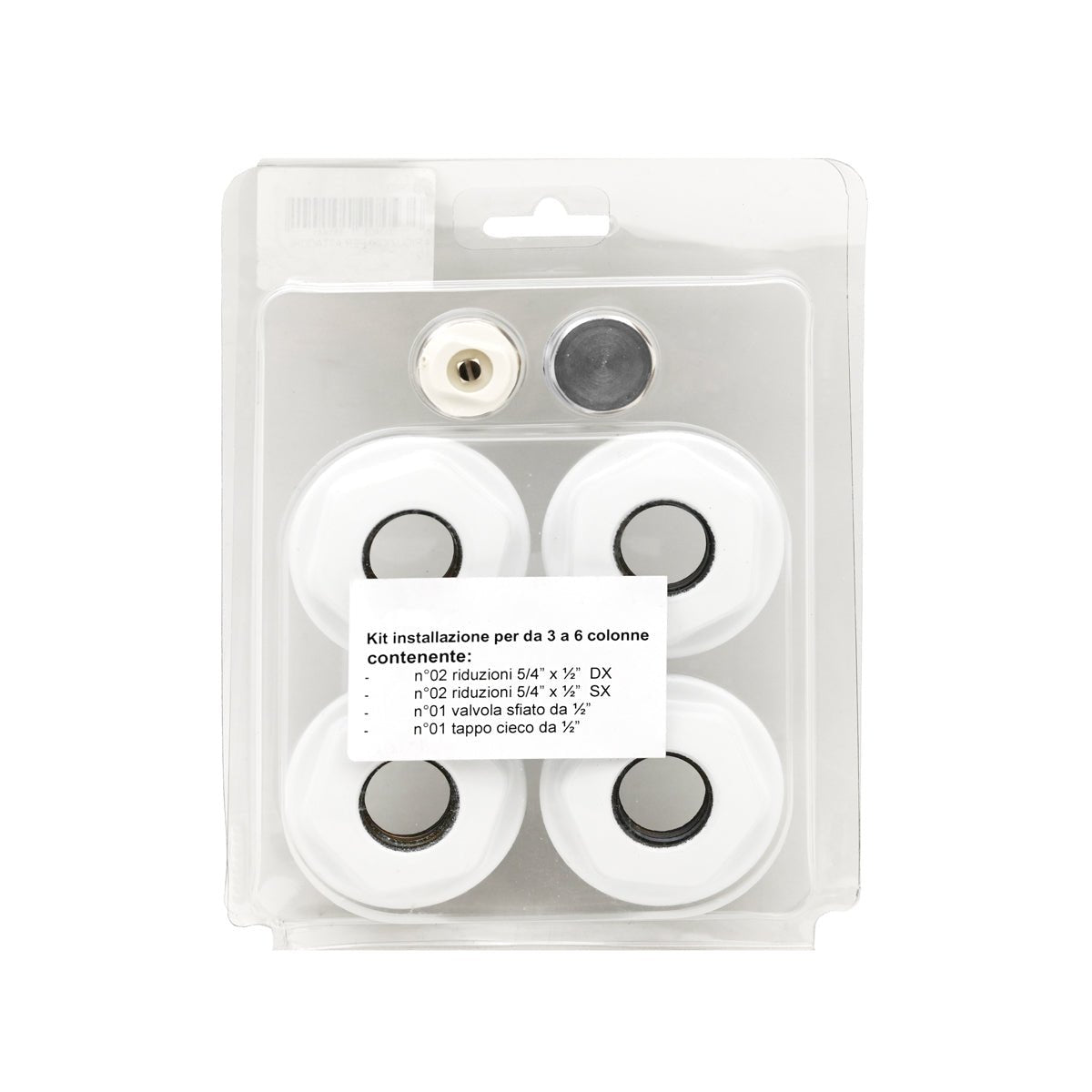 Blister - Kit Für Radiatore Reduzierungen Für Anschlüsse 1/2 - MEGART