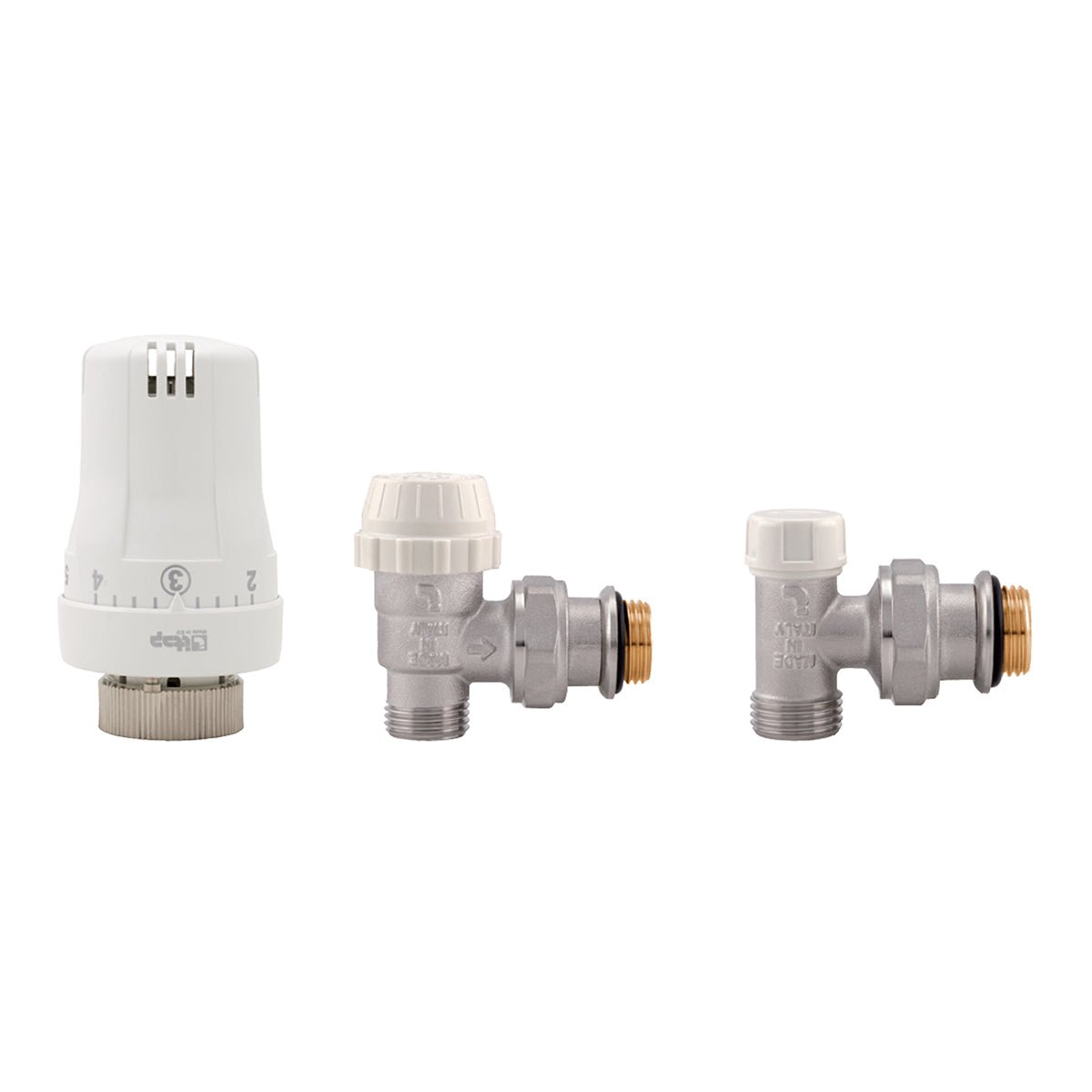 Kit Für Thermostatische Winkelventile Mit Männlichem Anschluss - MEGART