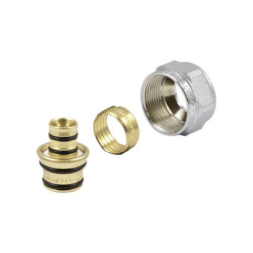 Verchromierte Adapter Für Multischichtrohr 24X19 - MEGART