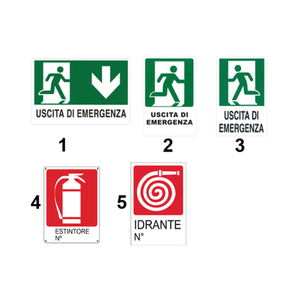 Panneau En Plastique Signalisation D'Urgence