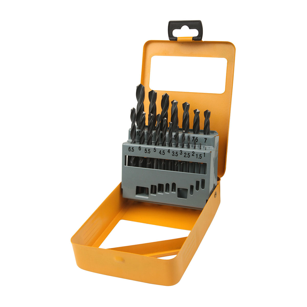 19-tlg. HSS-Metallbohrer-Set 1-10 mm
