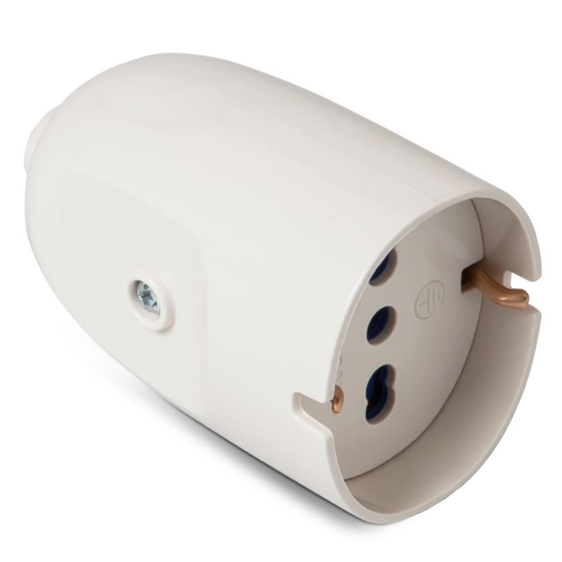 Steckdose Elektrisch Volante P40 16A 2P+ T Weiss - MEGART