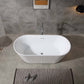 Freistehende Badewanne Geriffelte Fiammetta Oval