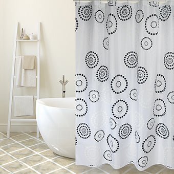 Duschvorhang Aus Polyesterstoff Dots - MEGART