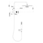 Duscharm - Set mit Duschkopf und Handbrause Oki Renovation - MEGART