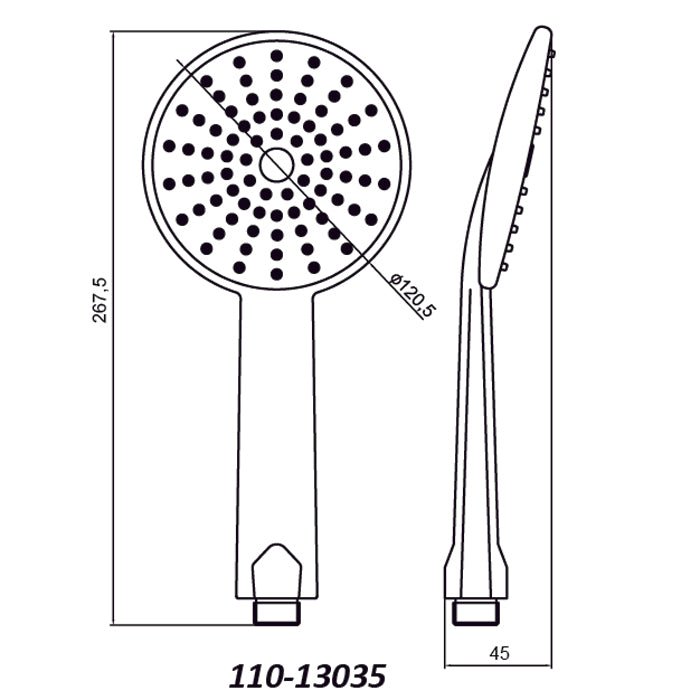 Monostrahl - Handbrause Mod. 13035 - MEGART