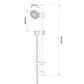 Komplettes Duschset Modell 15101 - MEGART