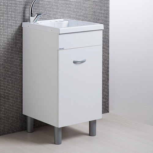 Melamine - Waschtrog mit Unterschrank und Wanne aus ABS - MEGART