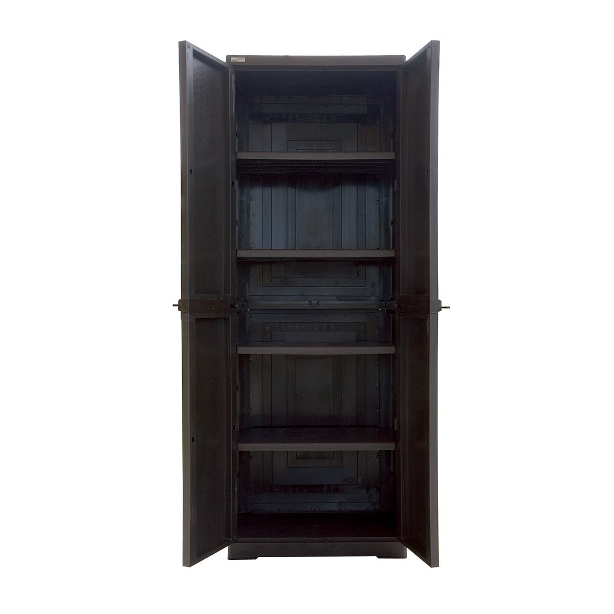Schrank aus Polypropylen mit 4 Rattan-Böden H.178 - MEGART