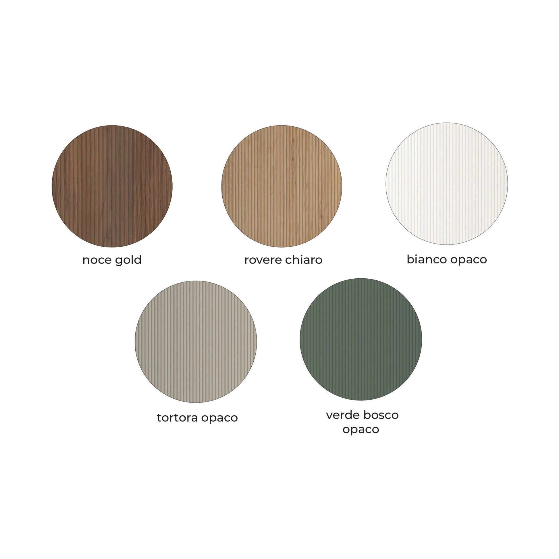 Wandmöbel Linie Stick Rillenform 60 Cm - MEGART