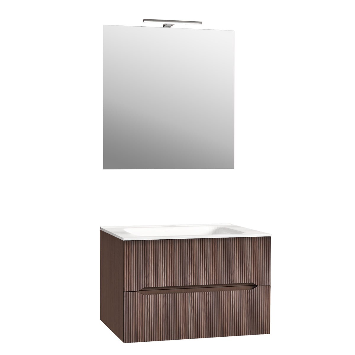Hängender Badezimmerschrank Stick Line gerippt 70 cm - MEGART