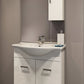 75 cm grosser Badezimmerschrank „Venice“ mit Waschbecken und Spiegel - MEGART