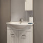 75 cm grosser Badezimmerschrank „Venice“ mit Waschbecken und Spiegel - MEGART