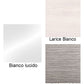 85 cm grosser Badezimmerschrank „Venice“ mit Waschbecken und Spiegel - MEGART