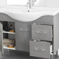 Meuble de salle de bain Venice 105 cm avec vasque et miroir