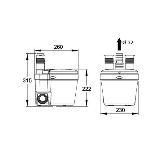 Watersan Ws11 Zerkleinerer - MEGART