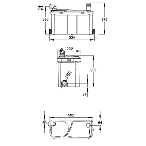 Wasserpumpe Watersan 20 Ws20 - MEGART